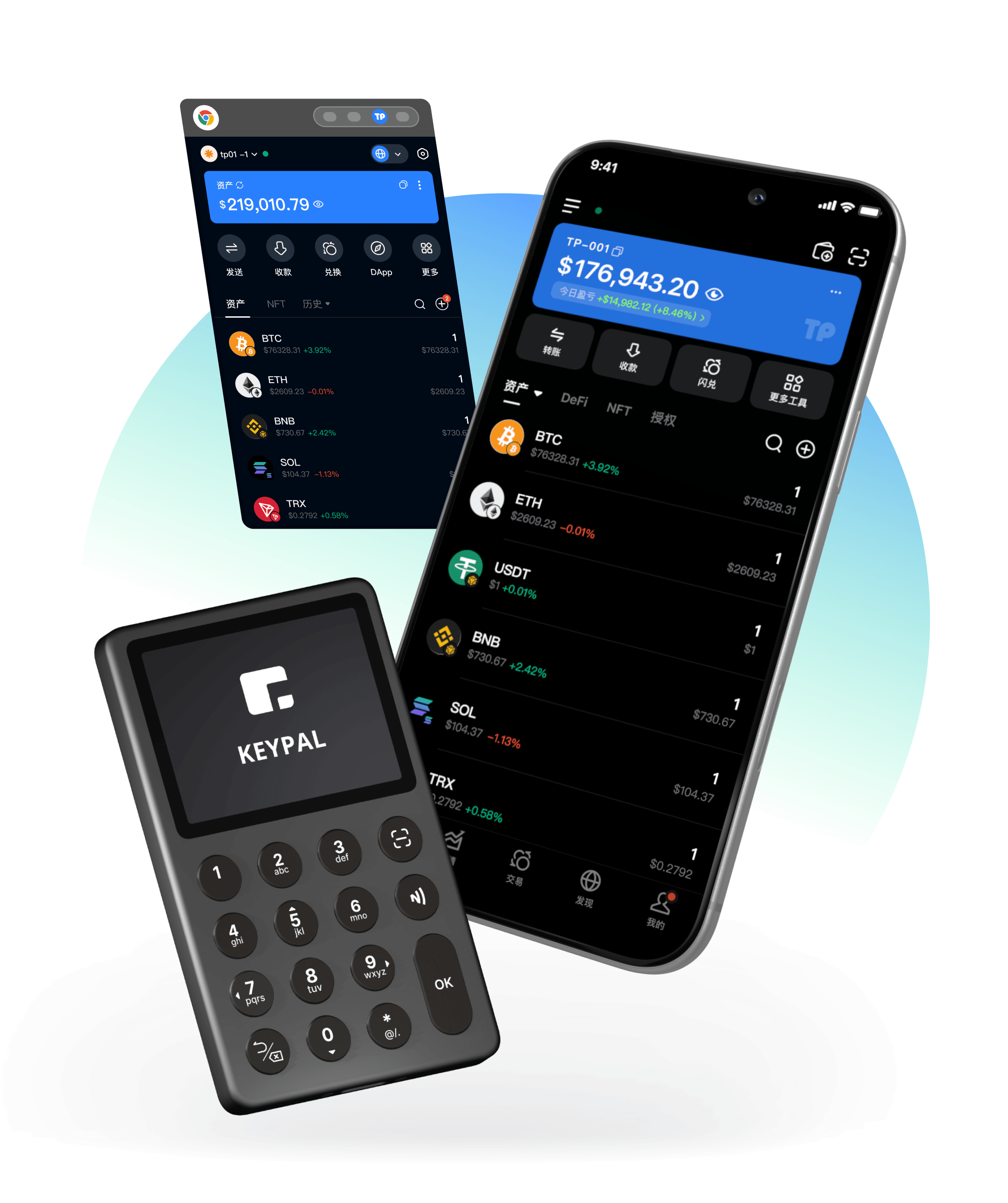 TokenPocket錢包 Web3 產品主視覺
